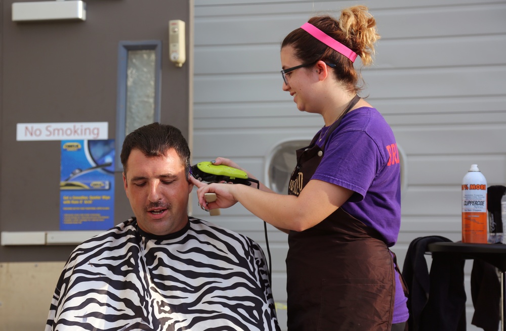 Hair Cuts for National Guard