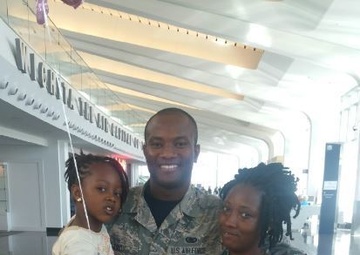 Family reunites after four years apart