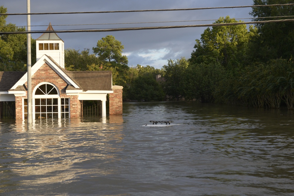 Texas Guardsmen Conduct Water Reconnaissance in Katy