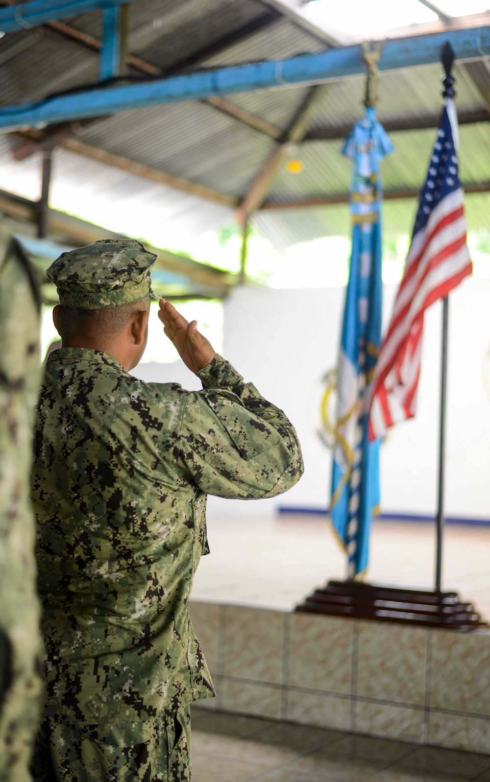 Sailors Participate in SPS 17 Guatemala Opening Ceremony