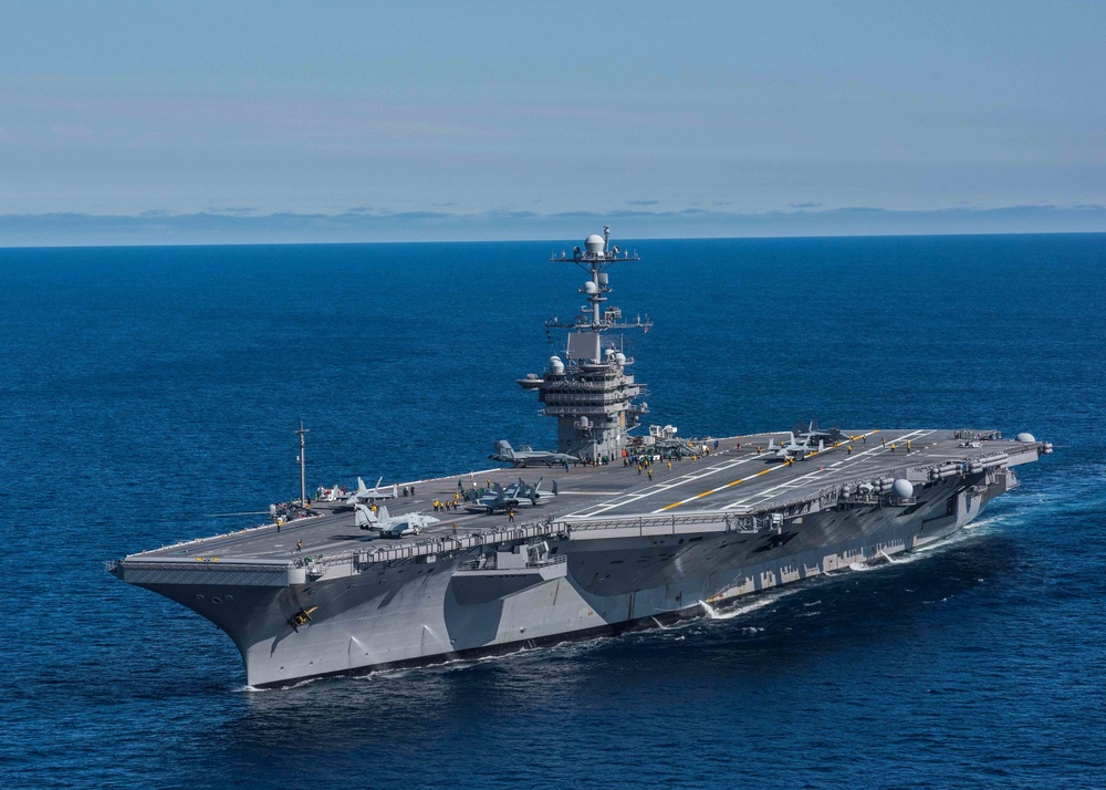 Stennis Transits Pacific Ocean