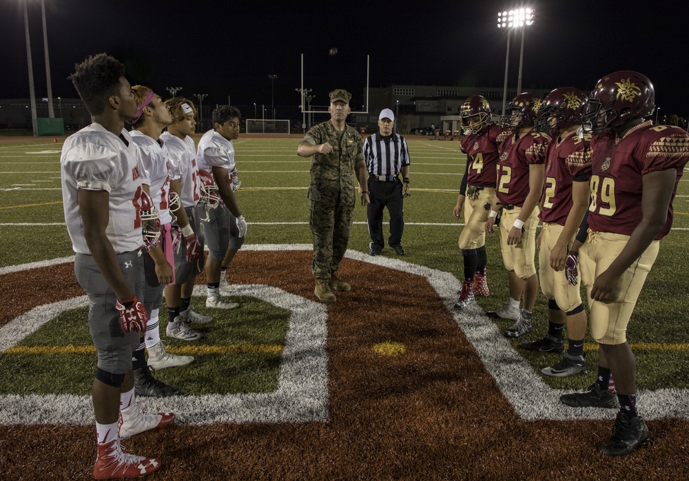 Samurai kick off first football game under Friday Night Lights