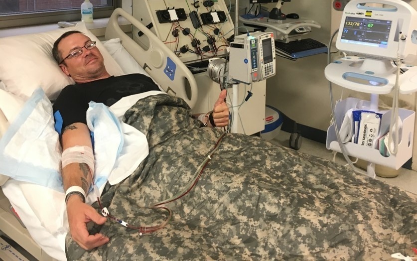 An excellent match: Army medic donates bone marrow to stranger in need