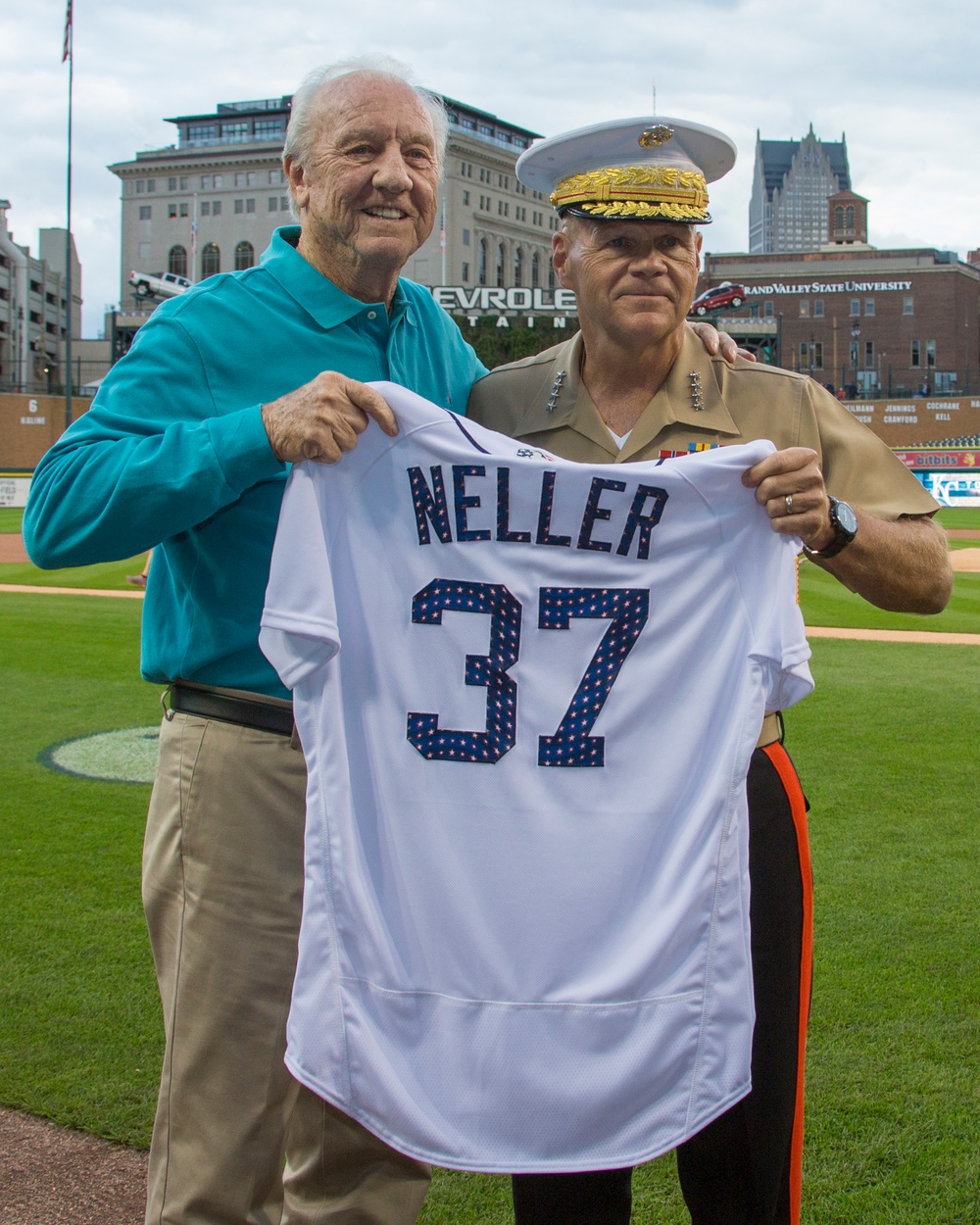 CMC Throws the First Pitch at Detroit Tigers Baseball Game