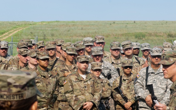 Oklahoma National Guardsmen making up Task Force 179 support the Texas National Guard to help with Hurricane Harvey relief