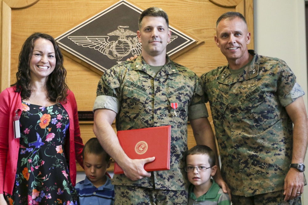 2nd MAW Marine receives Bronze Star for actions in Afghanistan