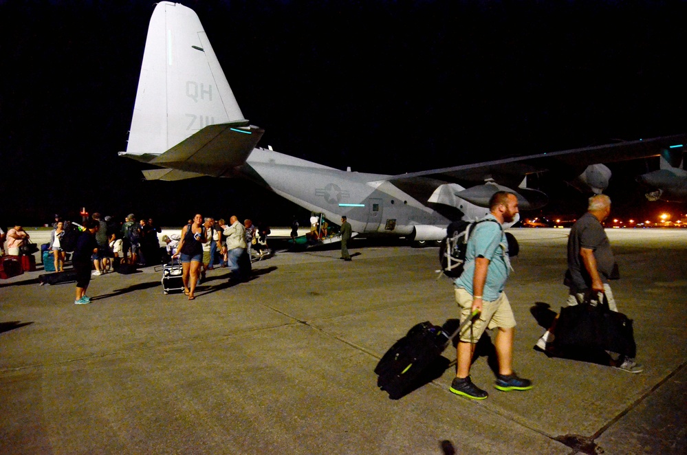 Dobbins provides hurricane evacuation support