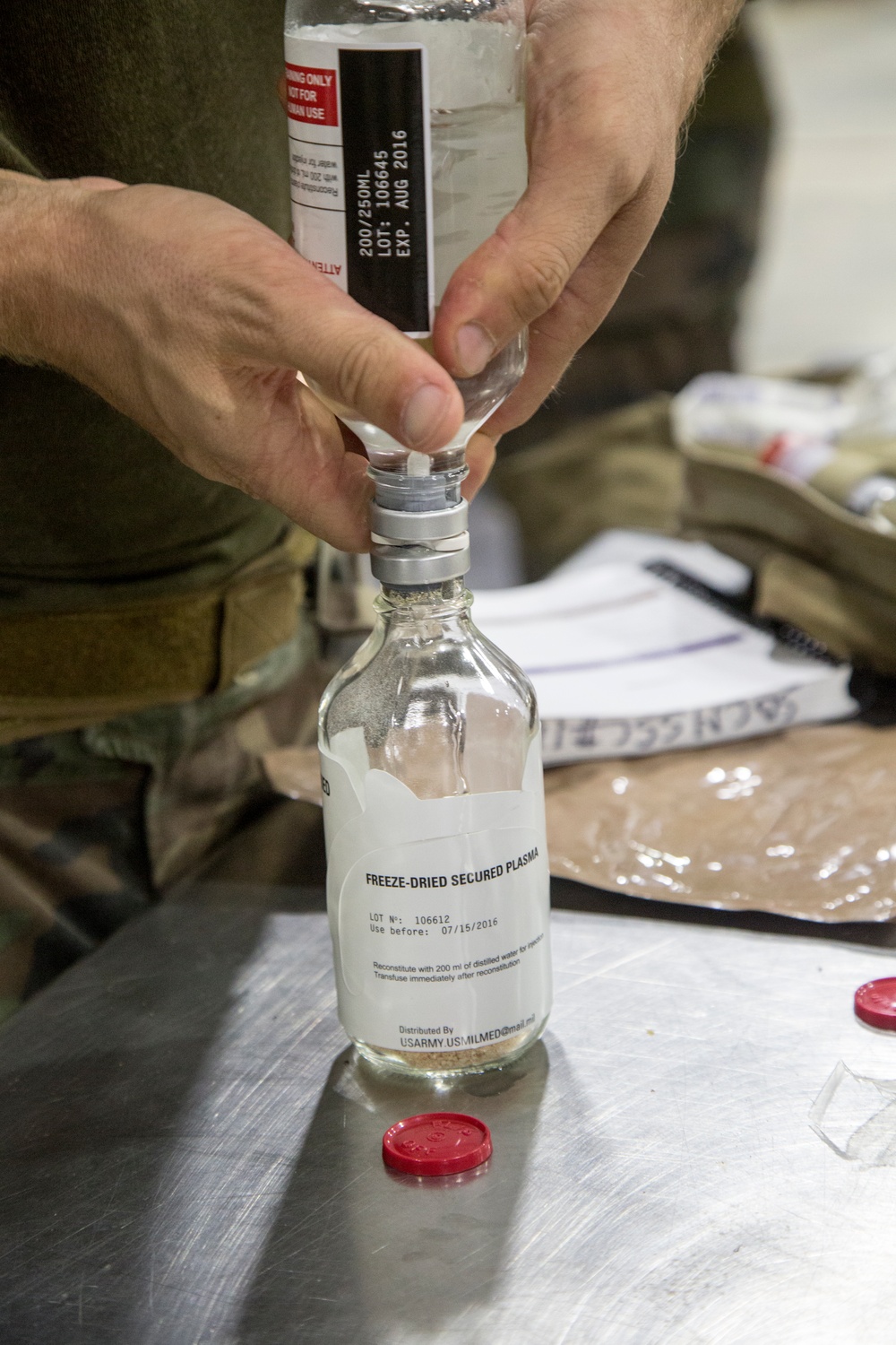 Rugged blood for rugged men: freeze-dried plasma saves a SOF life