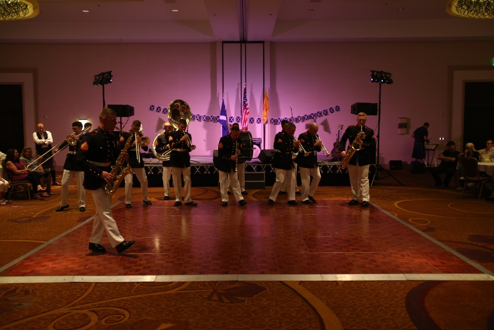 Bands and Bagpipes: 3rd MAW Band visits “152nd Scottish Highland Gathering and Games”