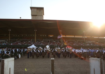 Bands and bagpipes: 3rd MAW band performs at “152nd Scottish Highland Gathering and Games”