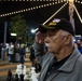 U.S. Marines sound the colors and taps in the evening