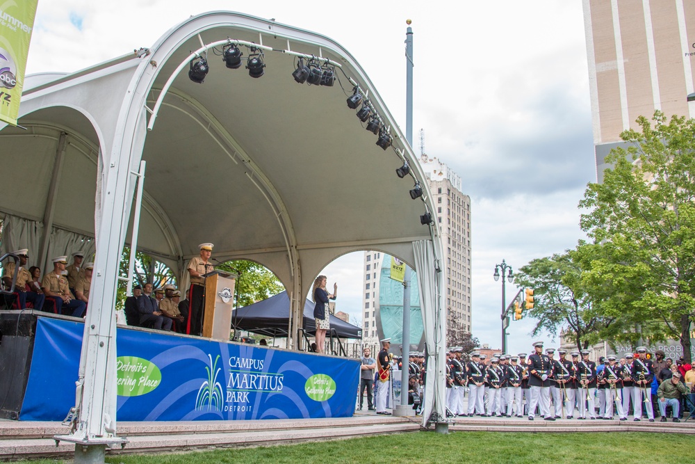 CMC Speaks at Marine Week Detroit Opening Ceremony