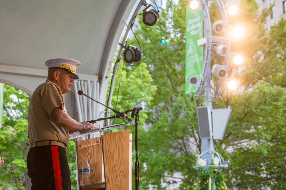 CMC Speaks at Marine Week Detroit Opening Ceremony