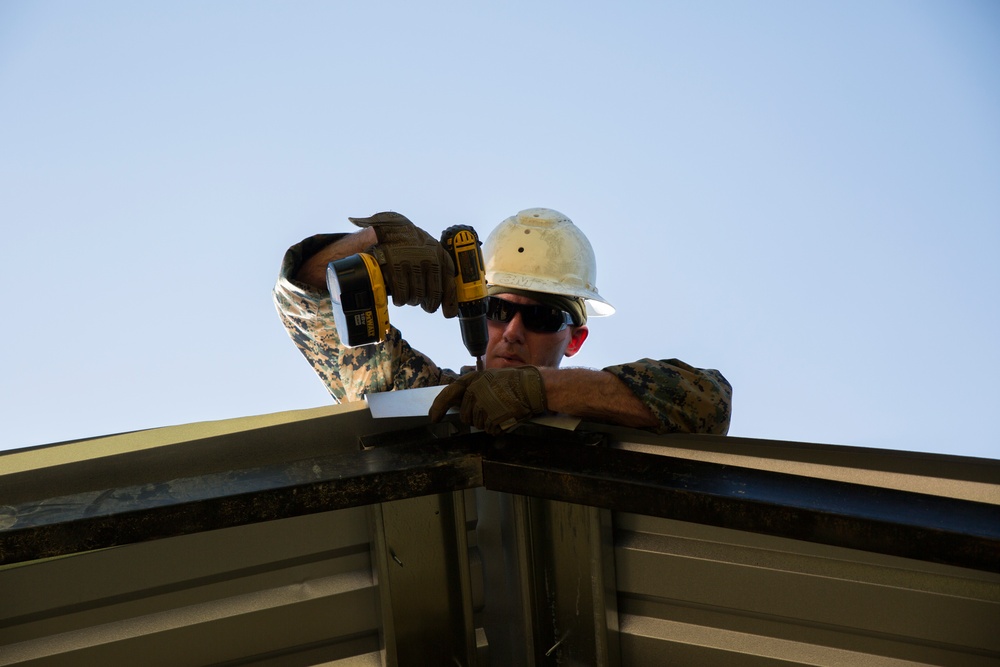 SPMAGTF-SC Marines continue school projects in Trujillo