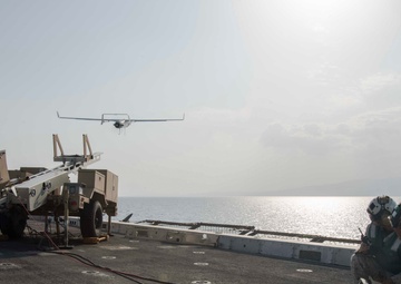 USS San Diego (LPD 22) Alligator Dagger Exercise RQ-21A Launch