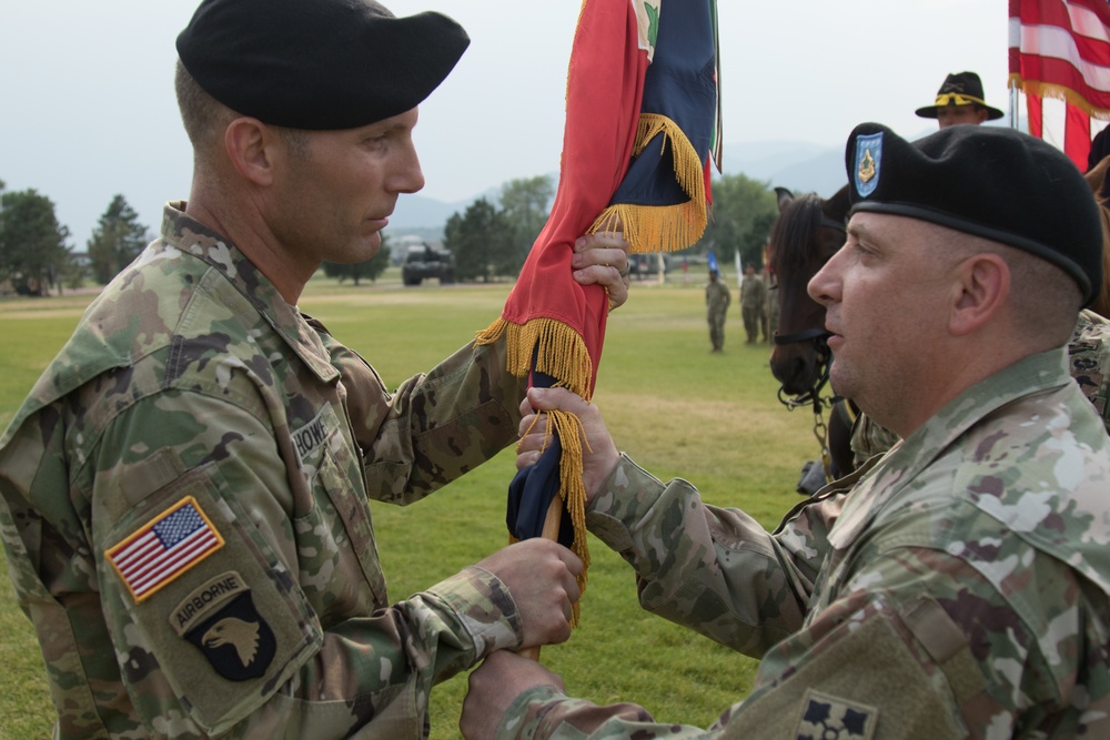 Headquarters and Headquarters Battalion, 4th Infantry Division Relinquishment of Responsibility