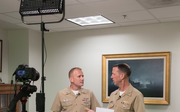 CNO, MCPON Conduct Facebook Live All-hands Call.