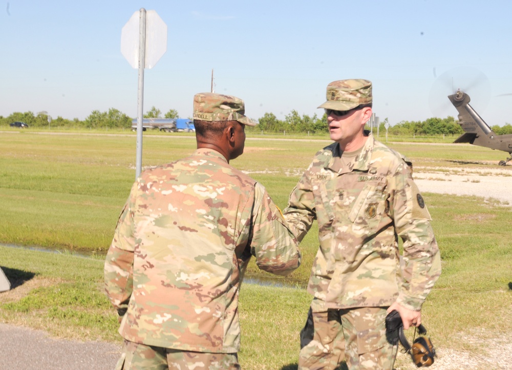CSM John Sampa visits JTF 56