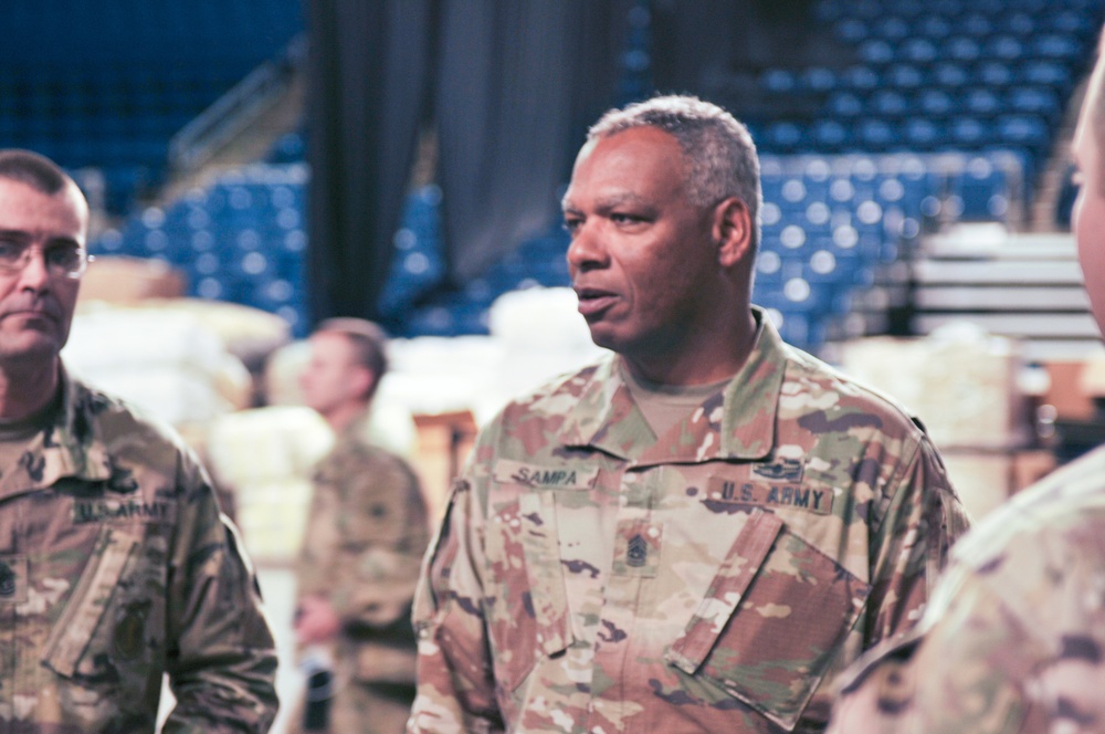 CSM John Sampa visits JTF 56