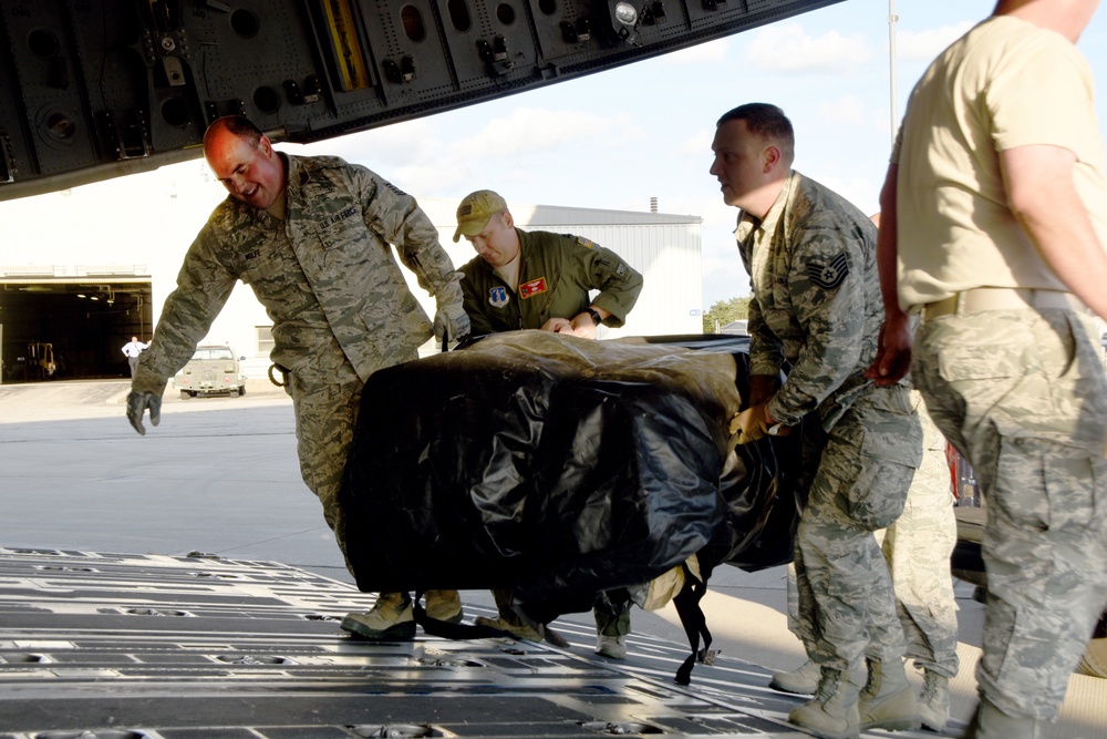 269th Communications Squadron prepares to support Hurricane Irma relief efforts in St. Croix, U.S. Virgin Islands.