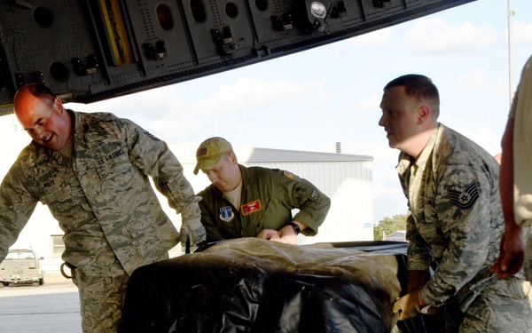 269th Communications Squadron prepares to support Hurricane Irma relief efforts in St. Croix, U.S. Virgin Islands.