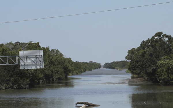 Highway 6 underwater