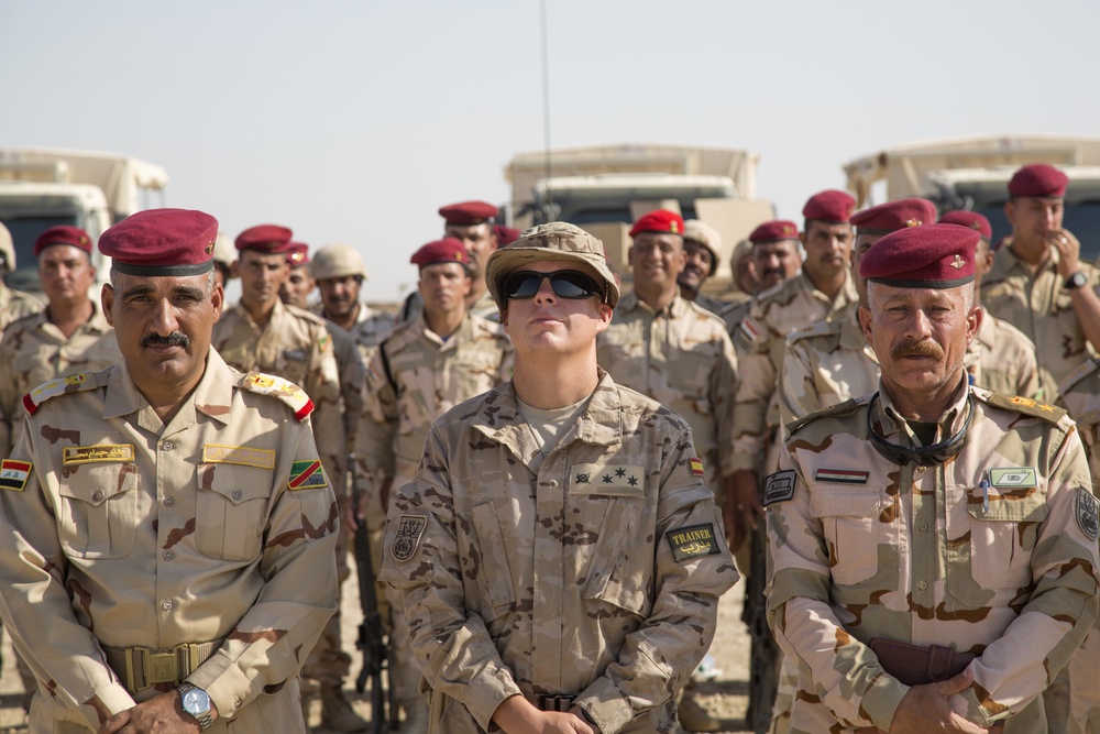 Iraqi army 30th Mechanized Brigade graduates