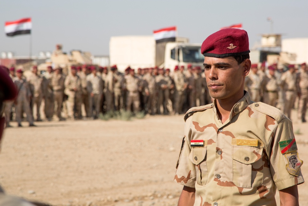 Iraqi army 30th Mechanized Brigade graduates