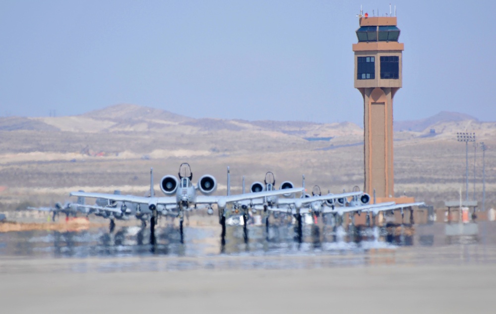 The 122nd arrive at the 2017 Green Flag-West exercise