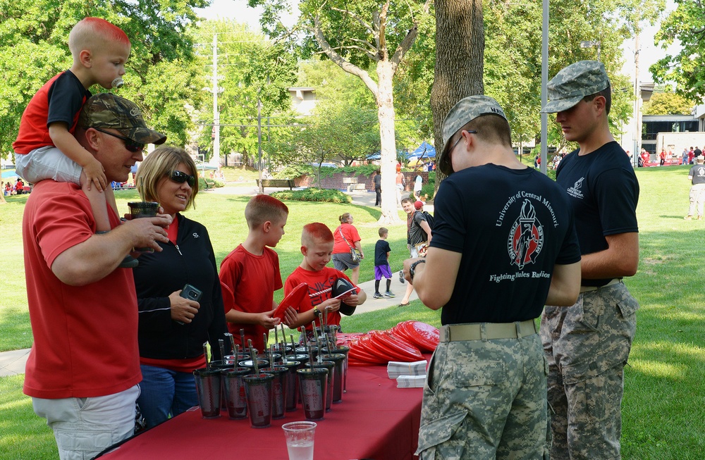 UCM military appreciation tailgate and football game