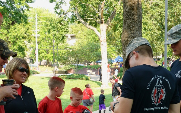 UCM military appreciation tailgate and football game