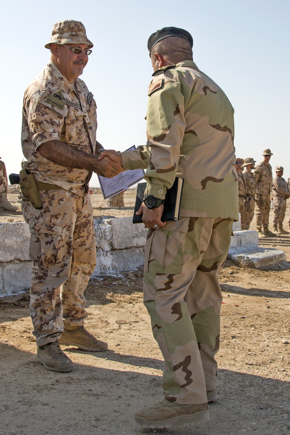 Iraqi army 30th Mechanized Brigade graduates