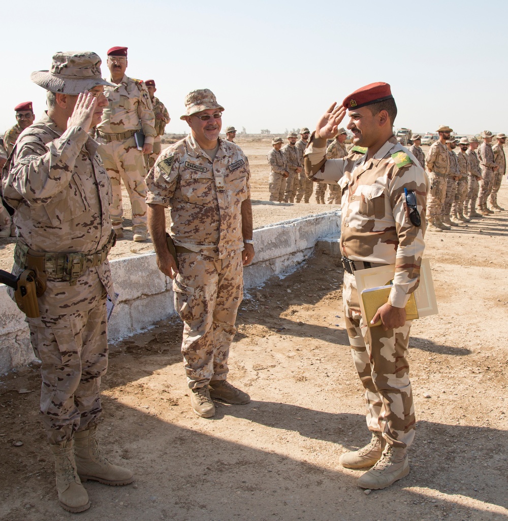 Iraqi army 30th Mechanized Brigade graduates