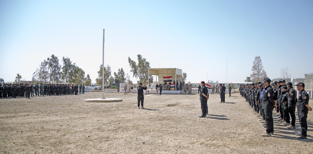 Iraqi police graduation