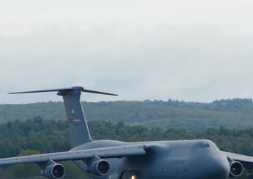 Final C-5A Galaxy 0461 take-off