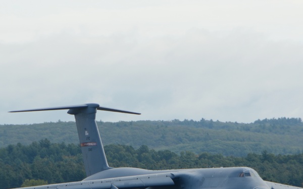 Final C-5A Galaxy 0461 take-off
