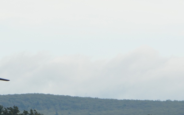 Final C-5A 0461 departure from Westover ARB