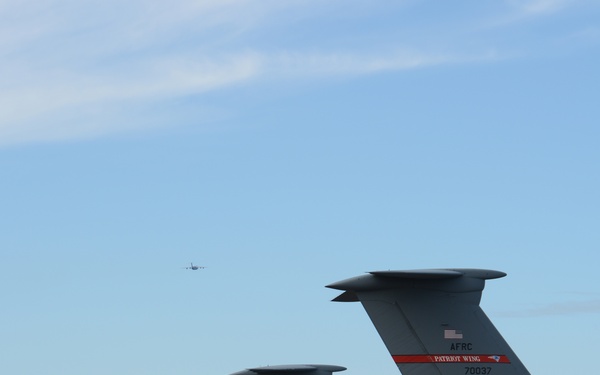 C-5A Galaxy 0461 takes-off into the wild blue yonder