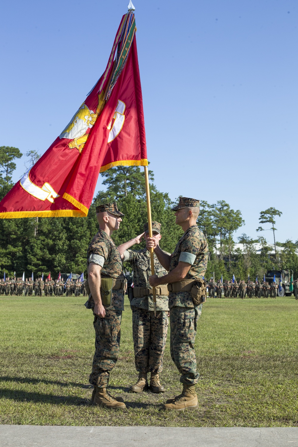 2nd Marine Logistics Group, Headquarters Regiment Change of Command