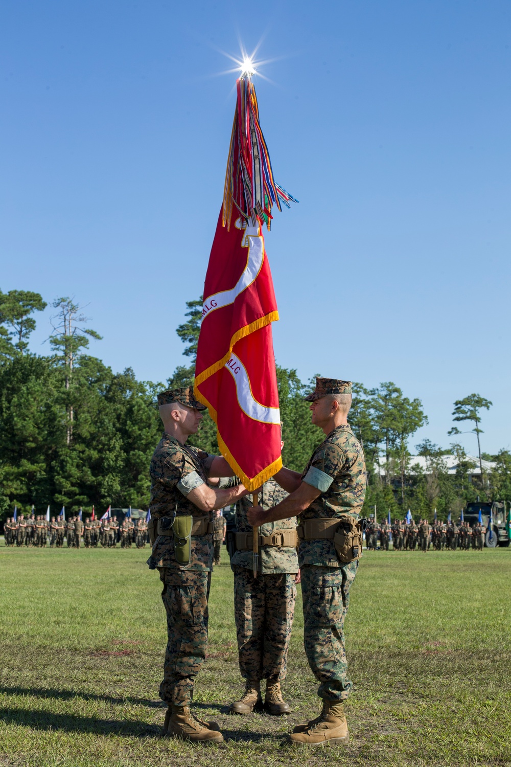 2nd Marine Logistics Group, Headquarters Regiment Change of Command