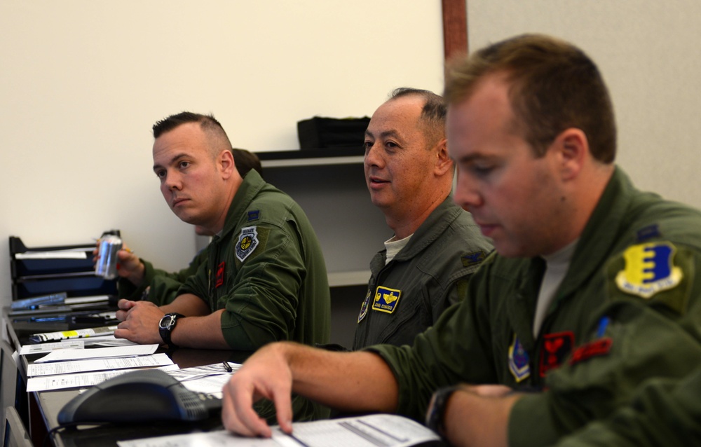Colonel Edwards takes first flight as Bomb Wing Commander