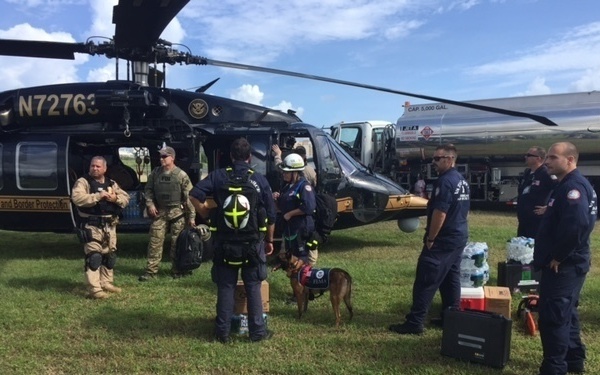 AMO Transports Rescue Team to Virgin Islands