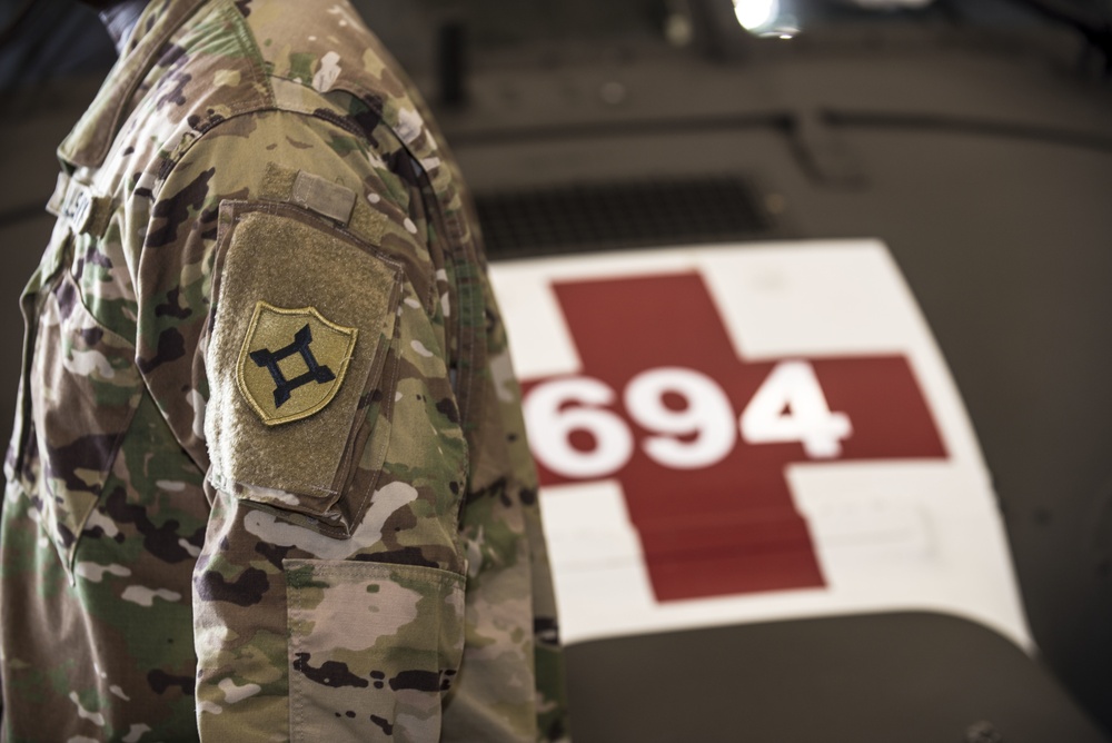 1-111th Aviation prepare aircraft for medical evacuations