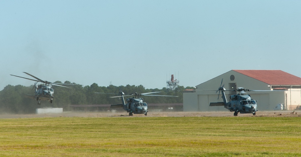 NAS Jacksonville Helicopters Evacuate to Maxwell