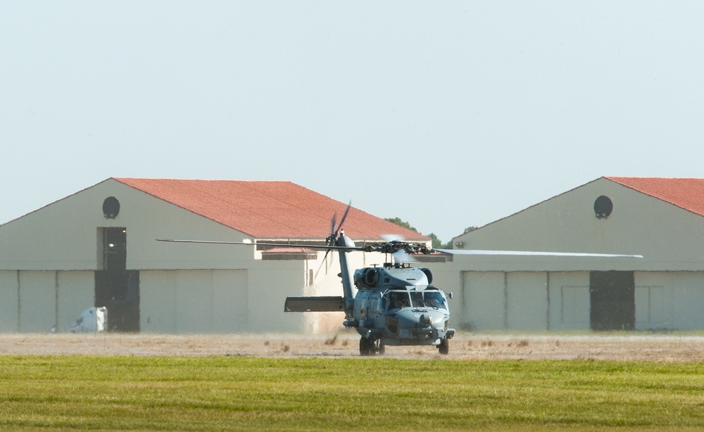 NAS Jacksonville Helicopters Evacuate to Maxwell