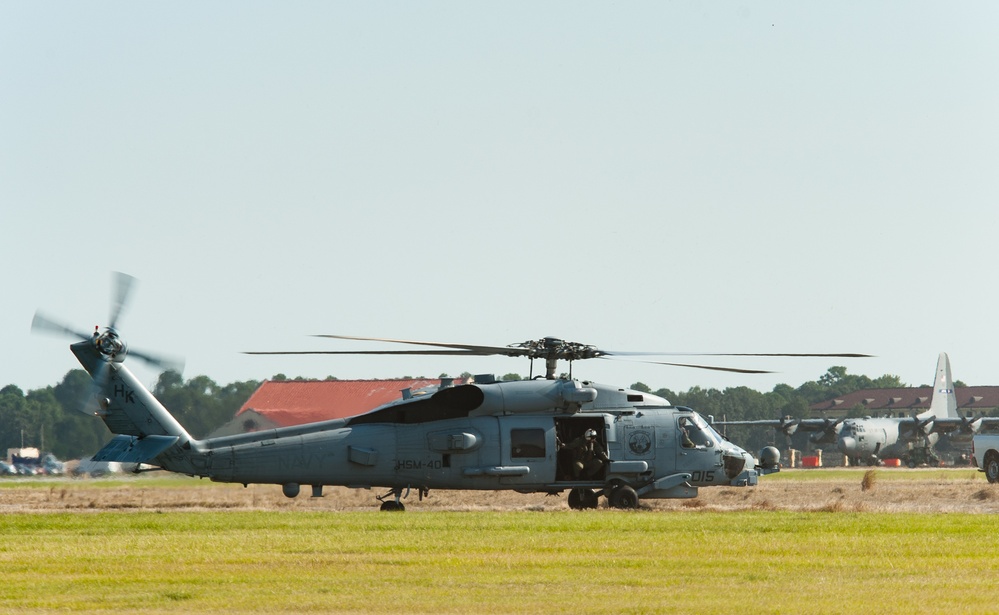 NAS Jacksonville Helicopters Evacuate to Maxwell