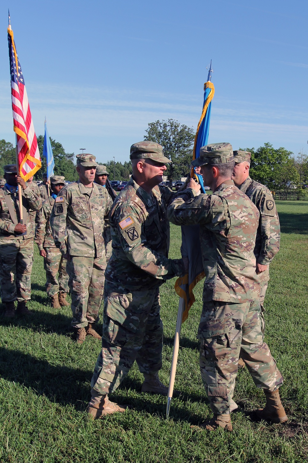 CSM Krog and COL Branch