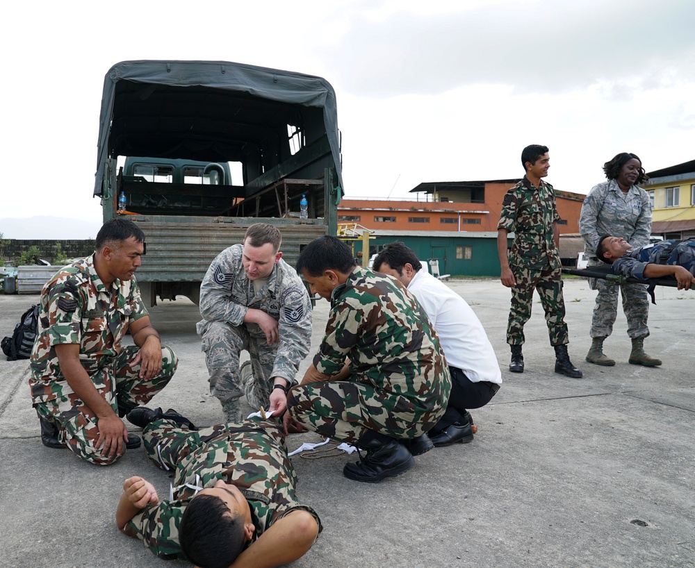 Preparing for tomorrow by building partnerships today: USAF collaborates with Nepalese on disaster response