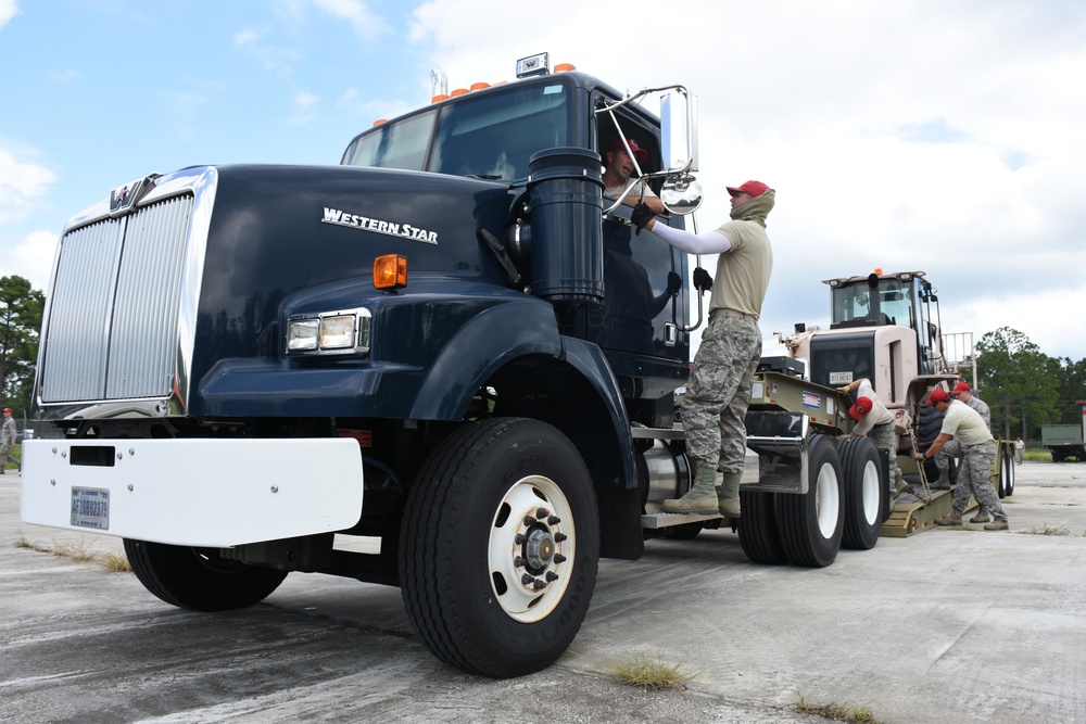 Florida Guardsmen Convoy Into Hurricane Irma Red Zone