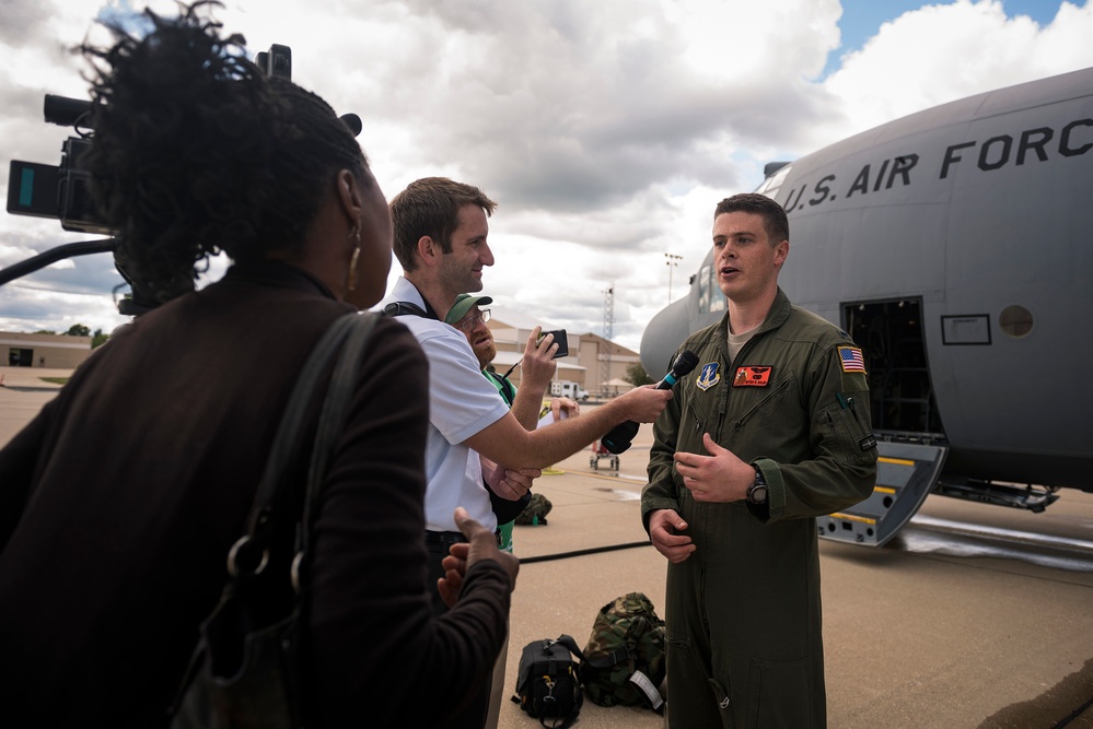 Aircrews return from Hurricane Harvey support mission